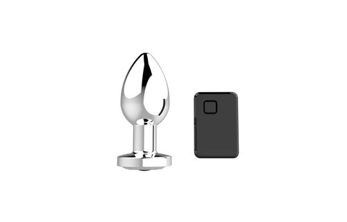 Butplug Remote Controlled Stainless Steel