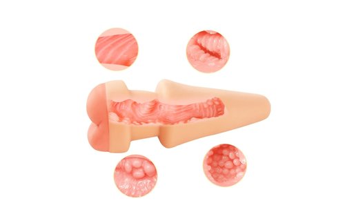 Masturbator Buttplug 2-in-1 | Weich & benutzerfreundlich