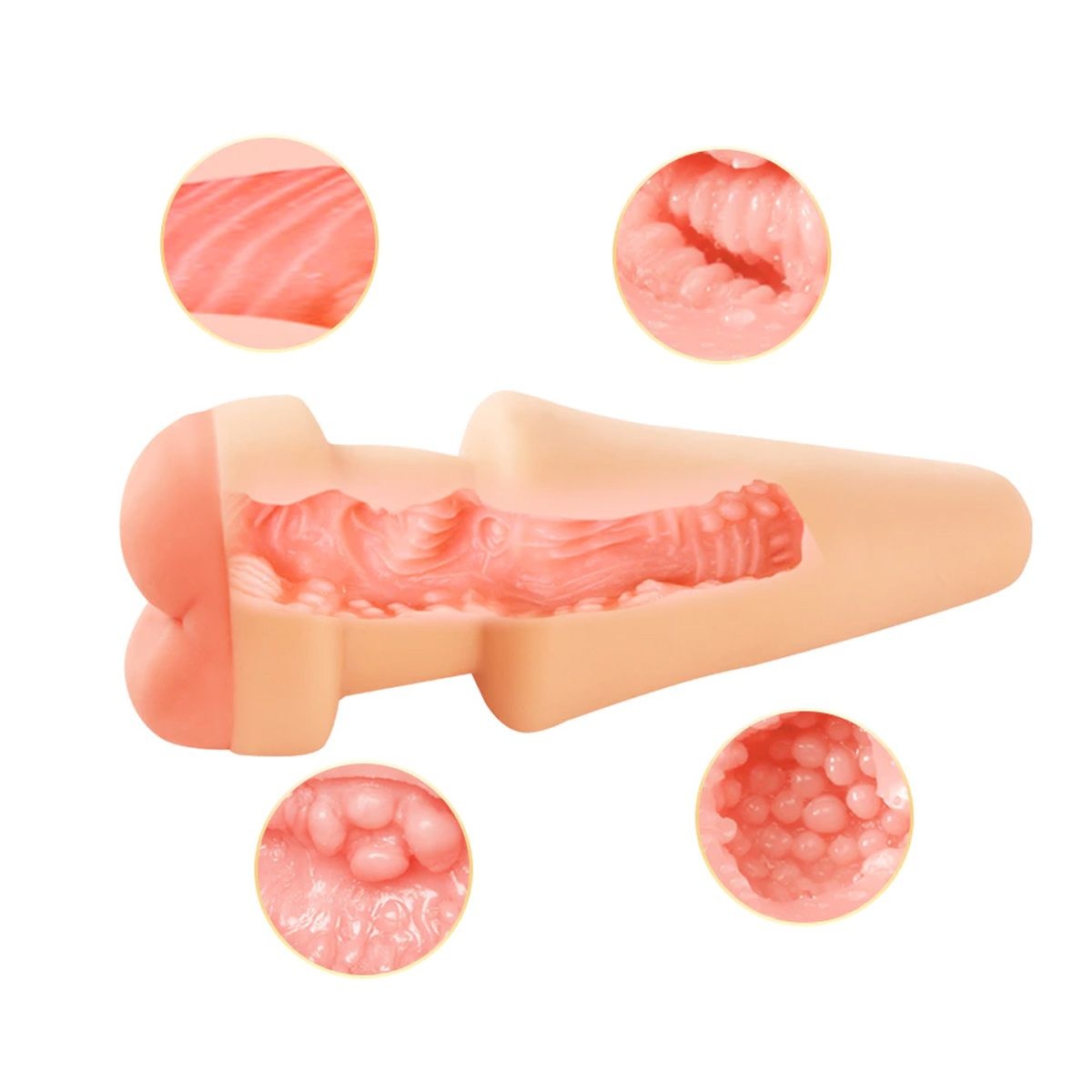 Masturbator Buttplug 2-in-1 | Weich & benutzerfreundlich