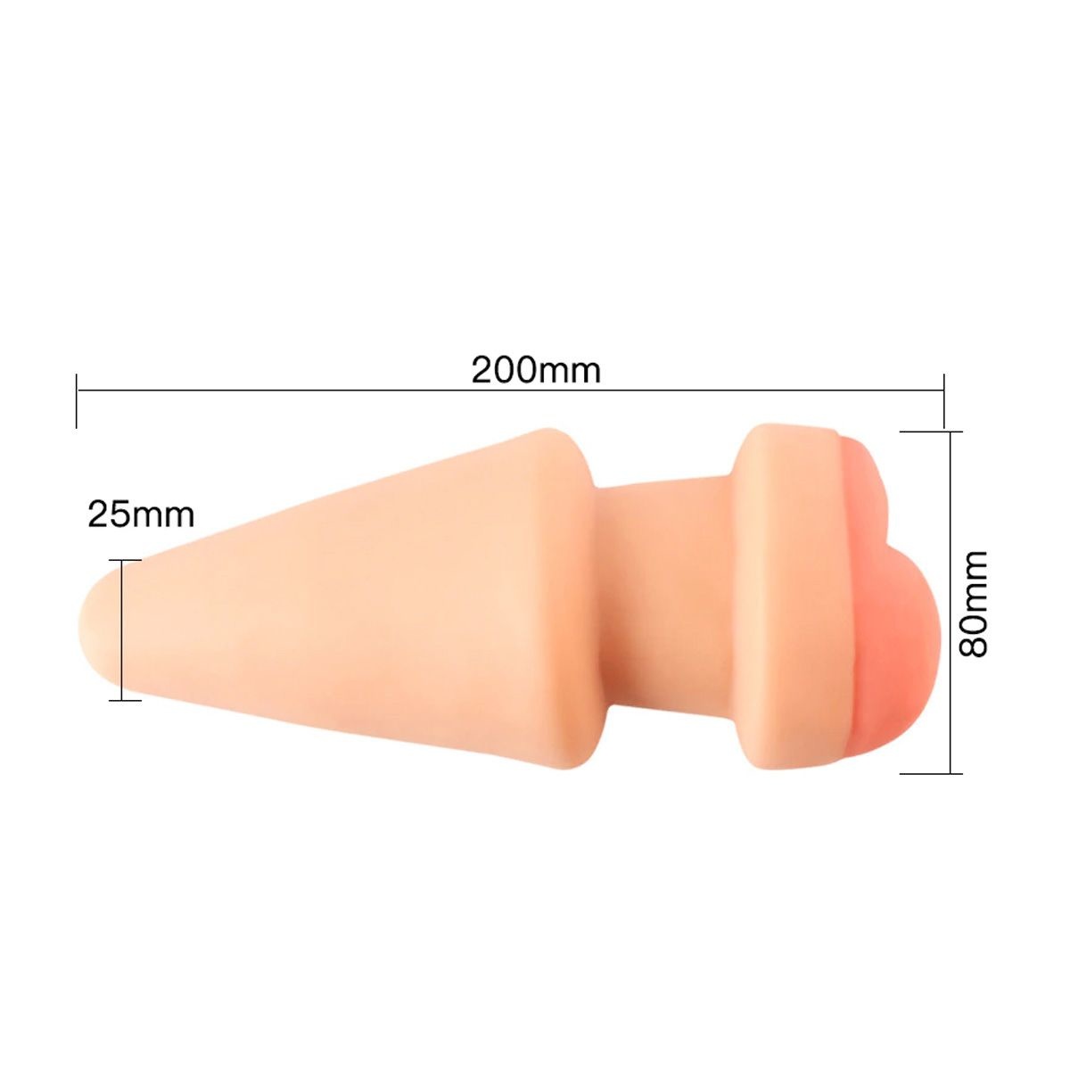 Masturbator Buttplug 2-in-1 | Weich & benutzerfreundlich
