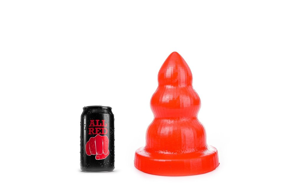 Buttplug Triple Pleasure Rood