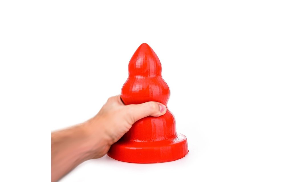 Buttplug Triple Pleasure Rood