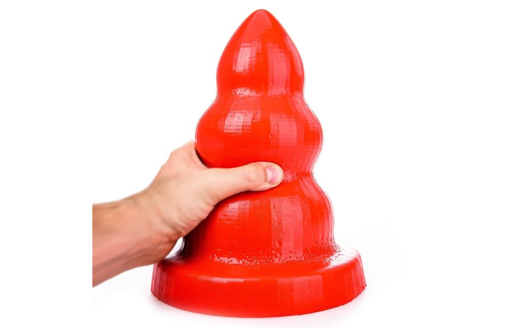 Buttplug Triple Pleasure Rood