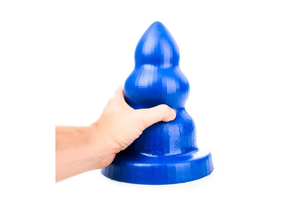 Buttplug Triple Pleasure Blauw