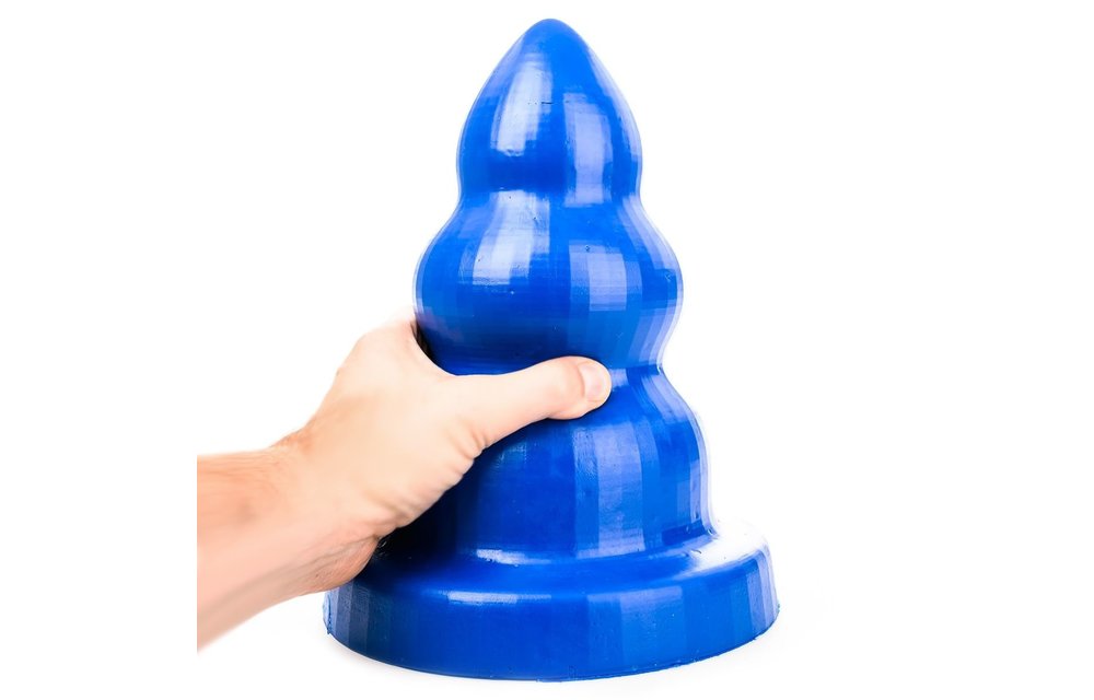 Buttplug Triple Pleasure Blauw