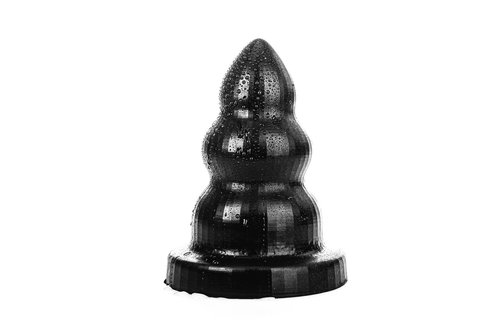 Butt Plug Triple Pleasure Black 21.5/26/30 cm – 3 Sizes