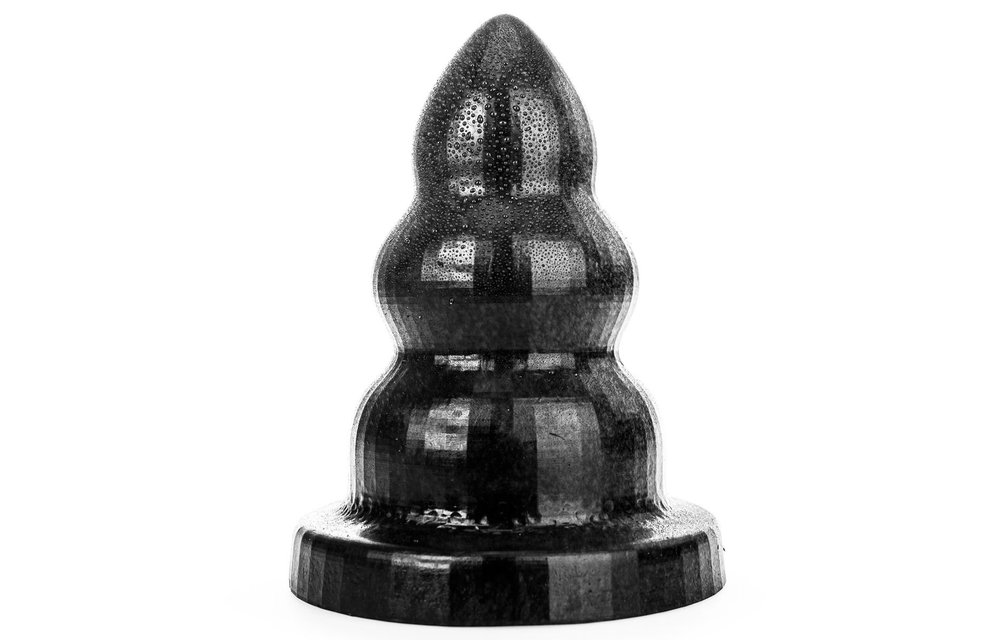 Buttplug Triple Pleasure Schwarz 21,5/26/30 cm – 3 Größen