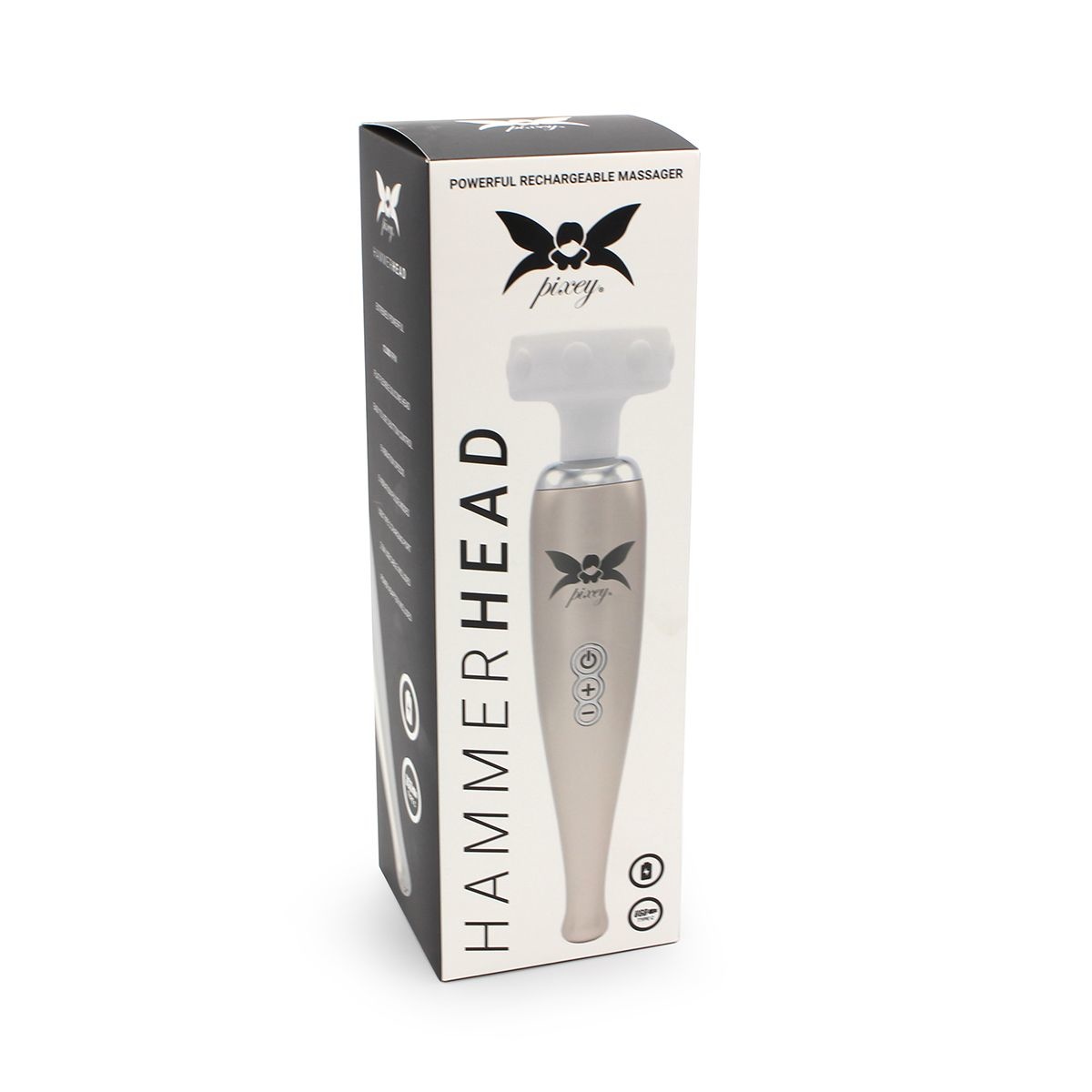 Pixey Hammerhead – Leistungsstarker kabelloser Körpermassager 60 Min.