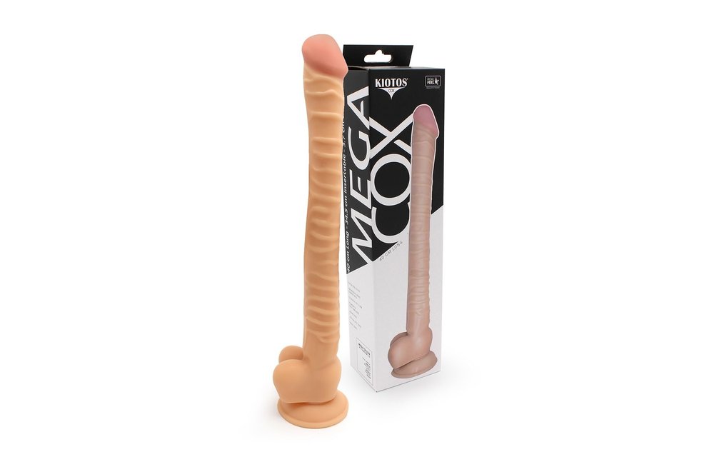 Dildo With Suction Cup Mega 36 cm | Strong, Realistic & PVC