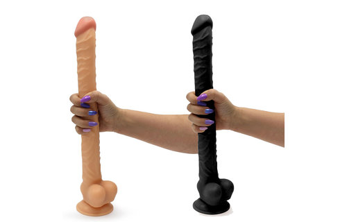Dildo mit Saugnapf Mega 40 x 3.7 cm