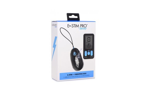 E-Stim Vibrating Egg with Remote Control - Intense & Stimulating