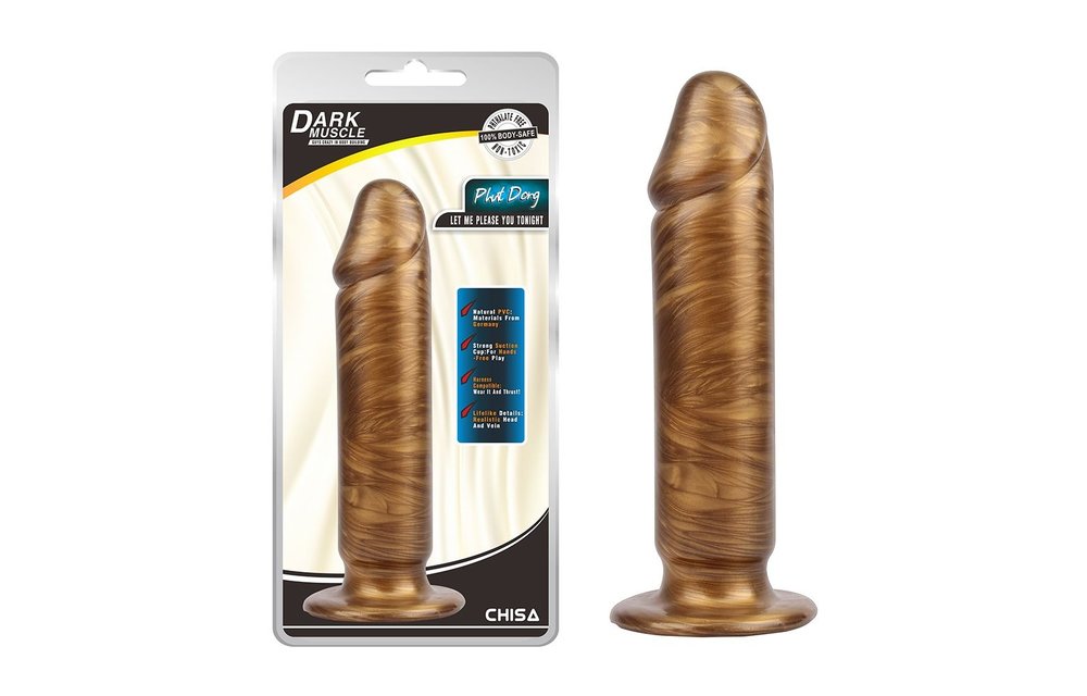 Dildo Gold Phut Dong 22 cm – Realistic & With Suction Cup