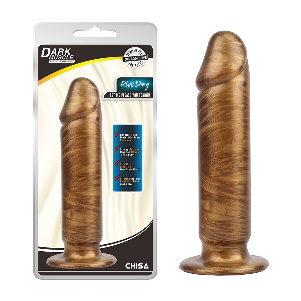 Dildo Gold Phut Dong 22 cm – Realistic & With Suction Cup