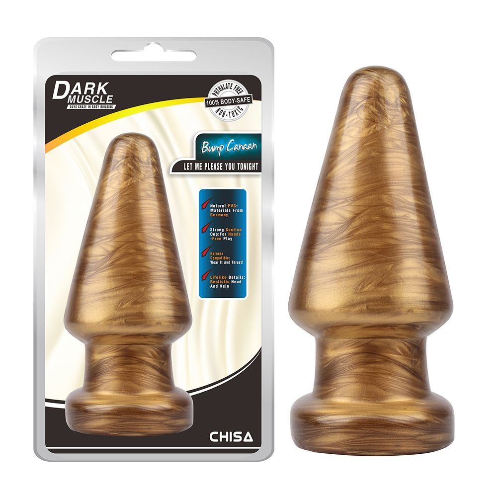 Buttplug Gold Bump Canaan 16.9 x 7.2 cm
