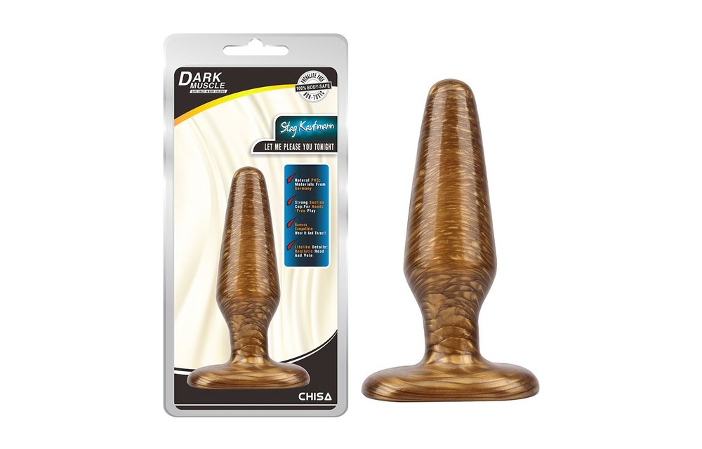 Buttplug Gold Stag Kaufmann 13.7 x 4 cm