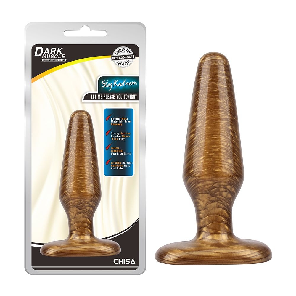 Buttplug Gold Stag Kaufmann 13,7 cm – Sicher & Realistisch