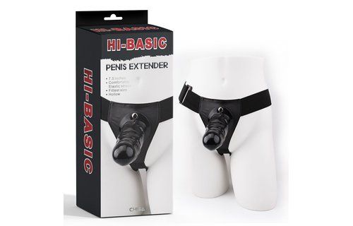 Strap-on Penis Extender 19x4.6 cm – Elastic Straps Fits