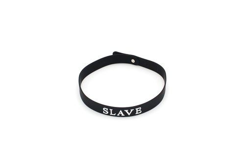 Silicone Collar BITCH, SLUT & SLAVE | Luxury Kiotos X
