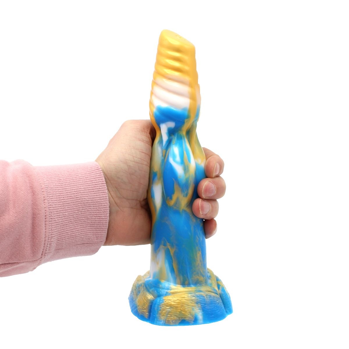 Dildo Monstar Beast 25 cm | Siliconen, Tie Dye & Zuignap