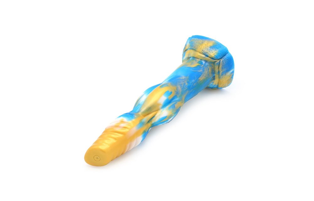 Dildo Monstar Beast 25 cm | Siliconen, Tie Dye & Zuignap