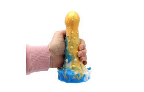 Monstar Beast Dildo 18 cm | Silicone, Suction Cup & Tie Dye