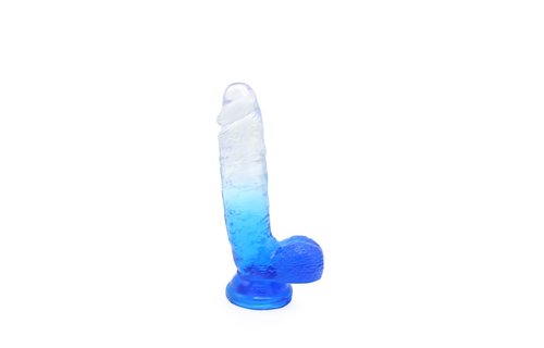 Dildo Color Met Zuignap 18.5 x 4 cm