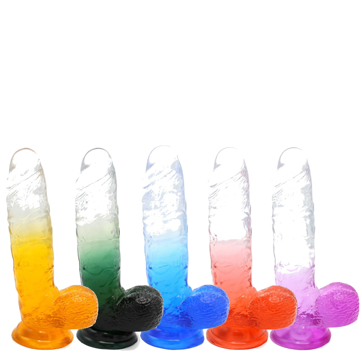 Dildo Color mit Saugnapf 18.5 x 4 cm