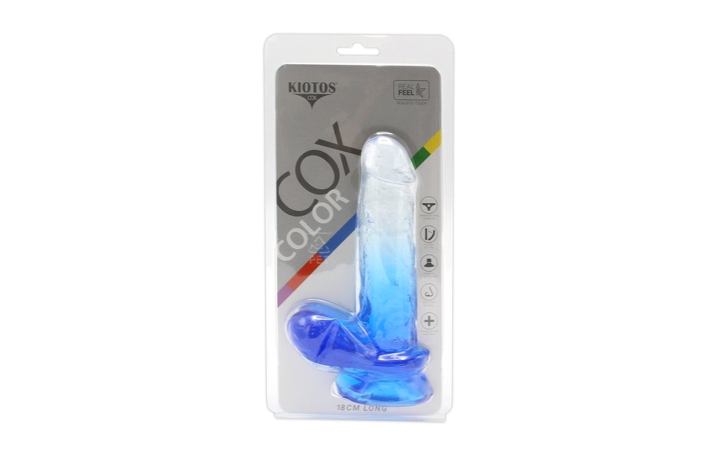 Dildo Colour 18 cm with Suction Cup - Strong & Realistic TPE