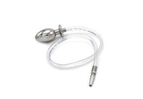 Penis Plug Piss to Ass Plug | Stainless Steel Toy 72 cm