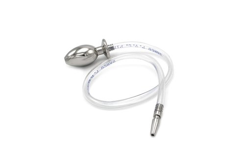 Penisplug Piss to Ass Plug | Roestvrijstalen Speeltje 72cm