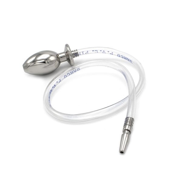 Penis Plug Piss to Ass Plug | Stainless Steel Toy 72 cm