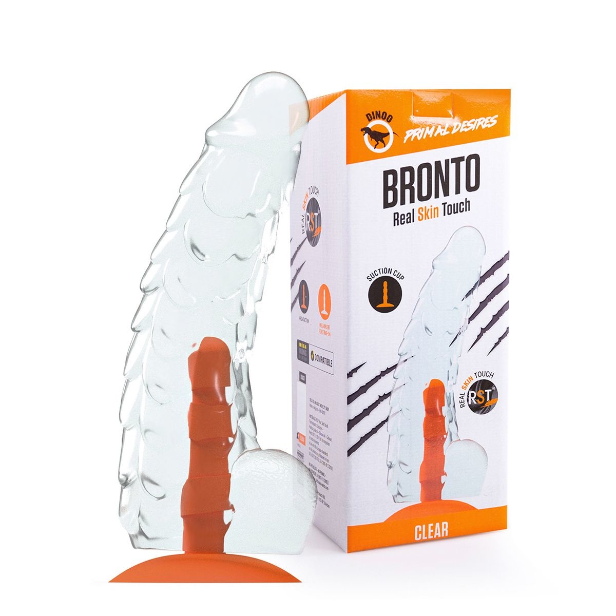Dildo Dinoo Primal - Bronto 31 x 7.5 cm