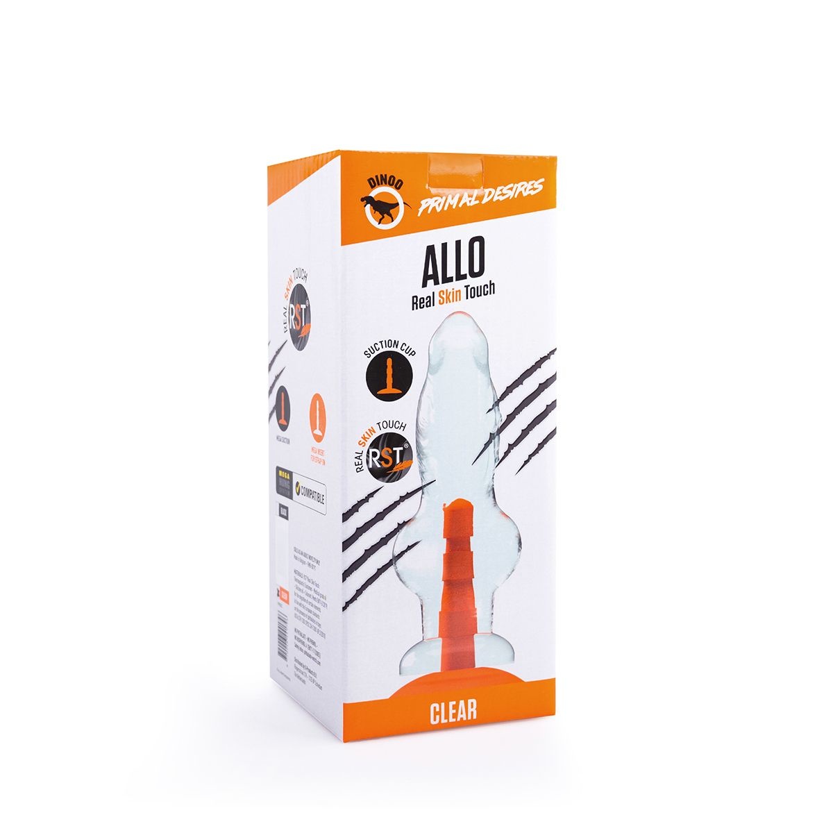 Dildo Dinoo Primal Allo 27 cm – Extra groß RST Saugnapf