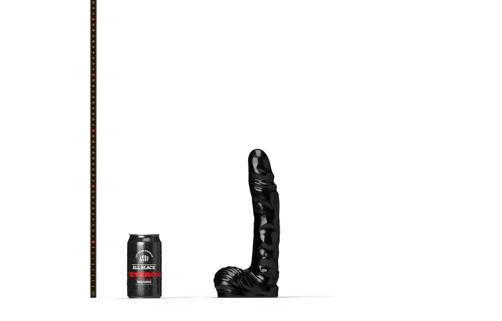 All Black Steroid Anal-Dildo The Jock 27 cm – Realistisch & Stark