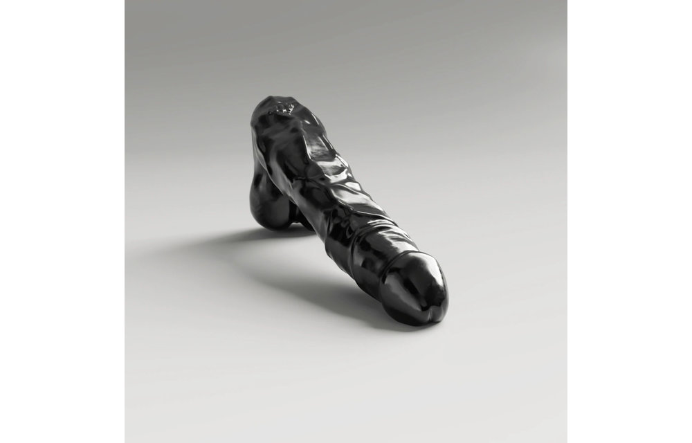 All Black Steroid Anaal Dildo The Coach 30 x 5.7 cm