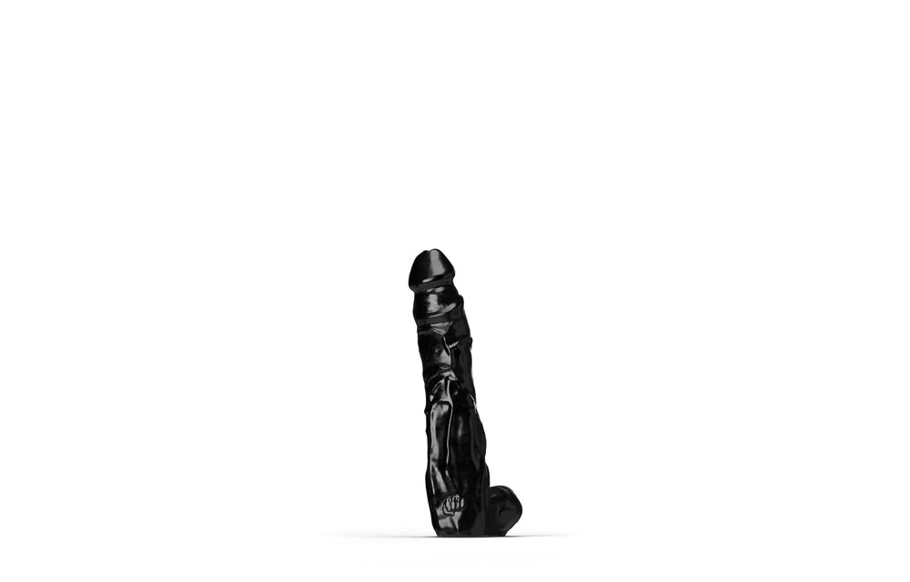 All Black Steroid Anaal Dildo The Coach 30 x 5.7 cm