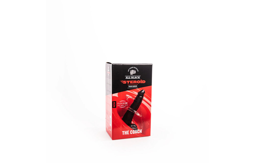 All Black Steroid Anaal Dildo The Coach 30 x 5.7 cm