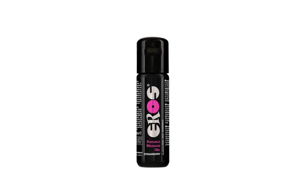 Eros Kissable Massage Gel Strawberry - Warming & Sensual