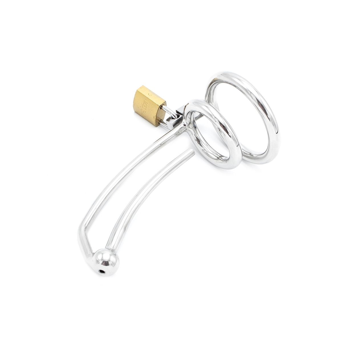 Penis Slot Met Holle Gebogen Penis Stick