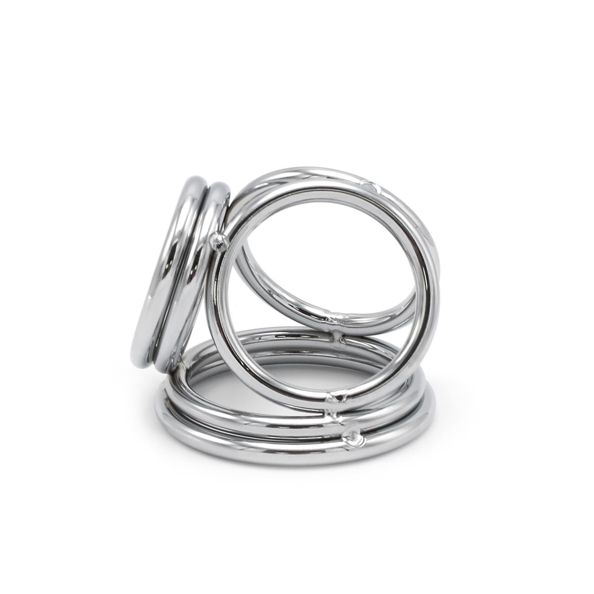 Viervoudige Cock & Ball Ring - Extra Stimulatie & Erectie