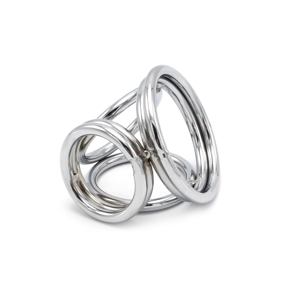 Viervoudige Cock & Ball Ring - Extra Stimulatie & Erectie