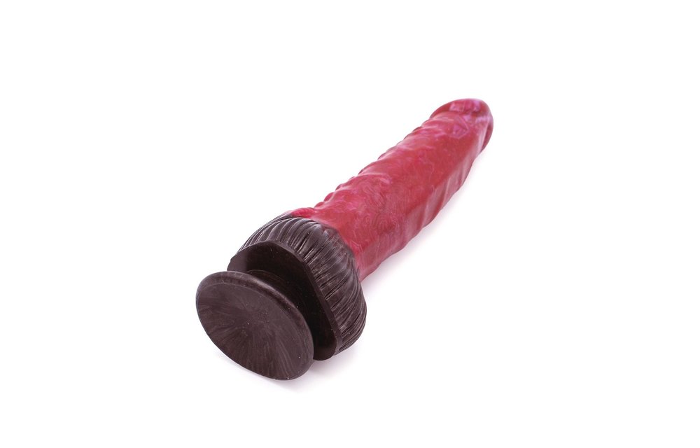 Monstar Fantasy Beast Red/Black 22 cm Dildo – Medical Grade Silicone