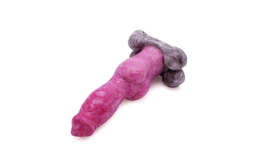 Monstar Fantasy Beast Double Balls Dildo 22 cm - Medical Silicone