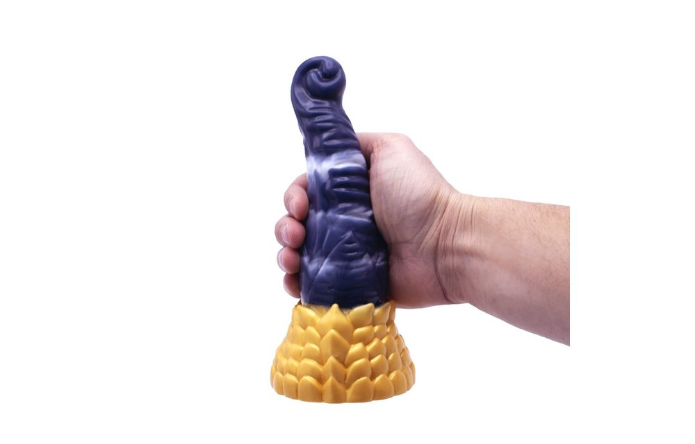 Dildo Monstar Fantasy Beast Goudblauw 21,5 cm | Medische Silicone