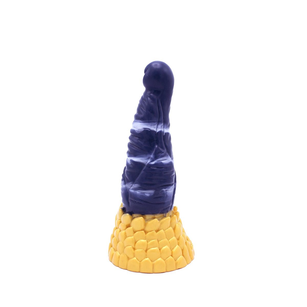 Monstar Fantasy Beast Gold Blue Dildo 21.5 cm | Medical Silicone