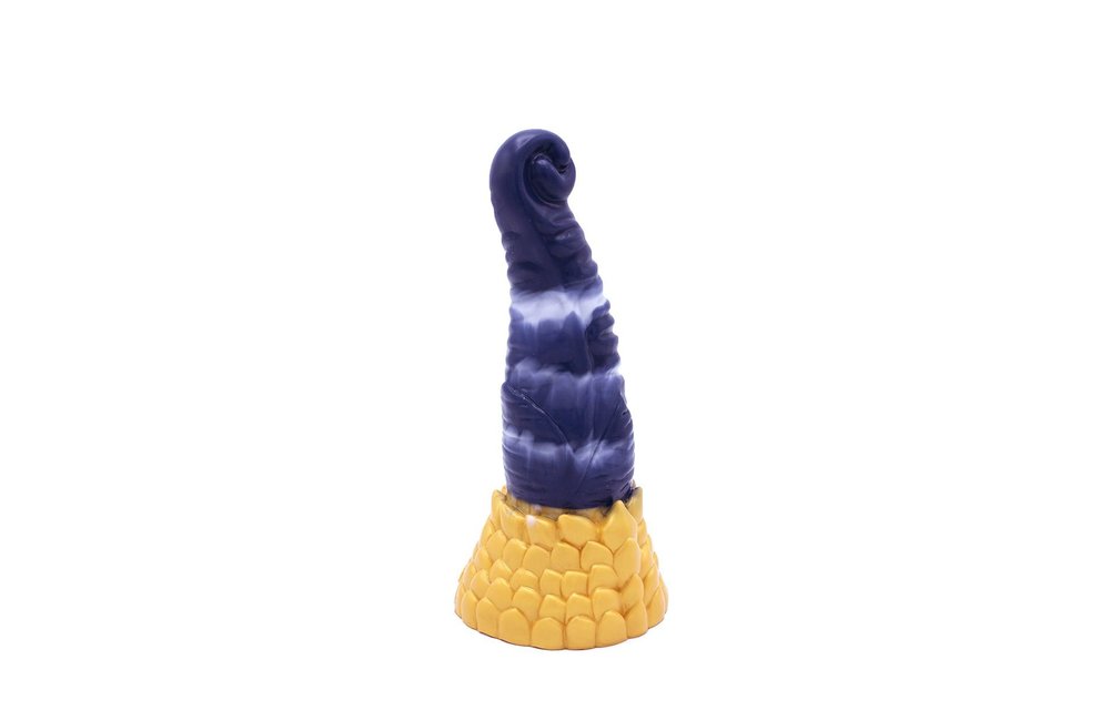 Dildo Monstar Fantasy Beast Goldblau 21,5 cm | Medizinisches Silikon