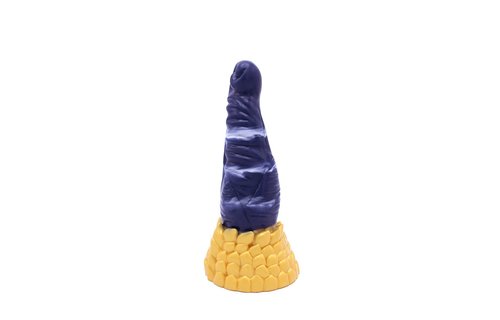 Monstar Fantasy Beast Gold Blue Dildo 21.5 cm | Medical Silicone