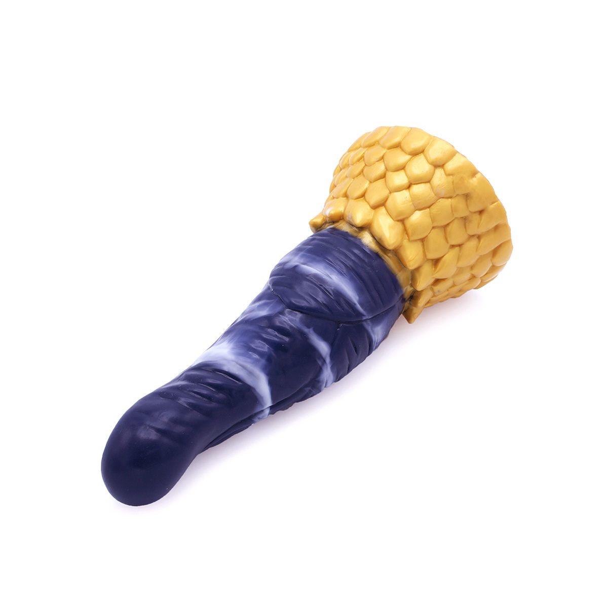 Dildo Monstar Fantasy Beast Goldblau 21,5 cm | Medizinisches Silikon