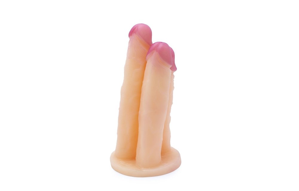 Kiotos Tripple COX Dildo 23,5 cm – Drei realistische Spitzen