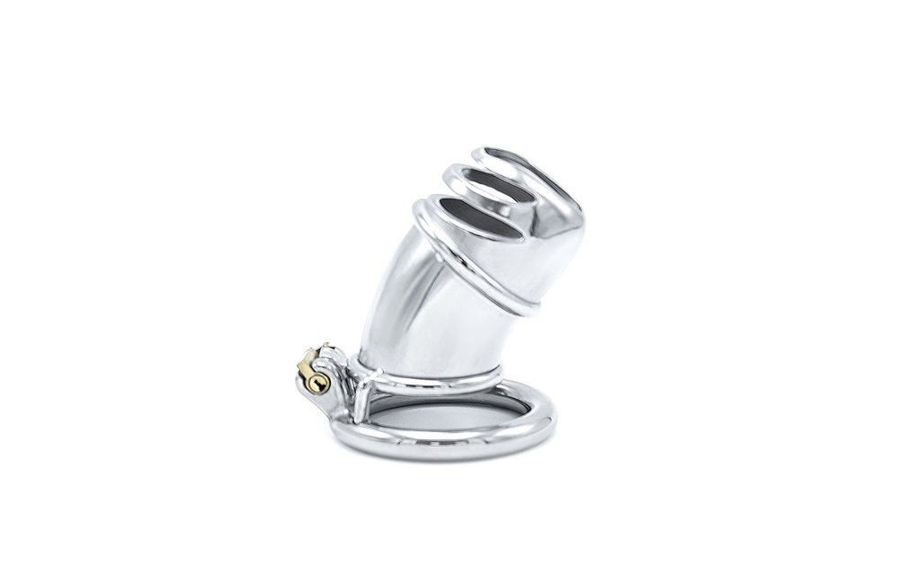 Modern Tube Chastity Device made of Stainless Steel – Strong & Safe